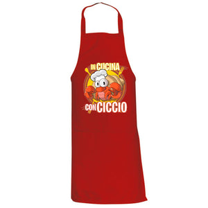 Grembiule in cucina con CiccioGamer89 Rosso