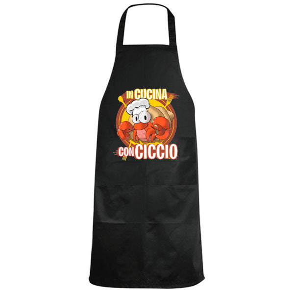 Grembiule in cucina con CiccioGamer89 Nero